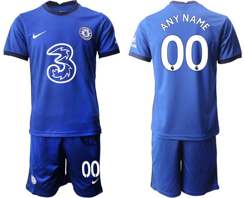 Men 2020-2021 club Chelsea home customized blue Soccer Jerseys